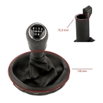 Nuca schimbator viteze cu burduf din eco piele pentru VW Transporter T5 / T5.1 5 viteze OEM 7H0711113 7E071144