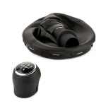 Nuca schimbator viteze cu burduf din eco piele pentru VW Transporter T5 / T5.1 5 viteze OEM 7H0711113 7E071144