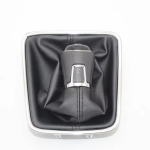 Nuca schimbator viteze cu burduf din eco piele pentru Volkswagen Tiguan I, Sharan II, Golf Plus 6 viteze OEM 5N0711113Q