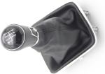 Nuca schimbator viteze cu burduf din eco piele pentru Volkswagen Tiguan I, Sharan II, Golf Plus 6 viteze OEM 5N0711113Q