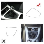 Burduf schimbator viteze din eco piele pentru BMW Seria 3 E90 E91 E92 E93 OEM 8037308