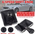 Nuca schimbator viteze cu burduf din eco piele pentru Mercedes-Benz C-Class W204, E-Class C207 W212 6 viteze OEM A2042672410