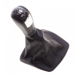 Nuca schimbator viteze cu burduf din eco piele pentru Skoda Octavia II 5 viteze OEM 1ZD711113A