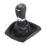 Nuca schimbator viteze cu burduf din eco piele pentru Skoda Octavia II 5 viteze OEM 1Z0711141B9B9