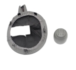 Nuca schimbator viteze cu burduf din eco piele pentru Fiat 500, Panda II 5 viteze OEM 71775051