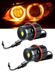 Set becuri LED Angel Eyes pentru BMW – CANBUS, lumina portocalie, Plug & Play