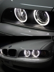 Set becuri LED H8 40W Angel Eyes pentru BMW – CANBUS, lumina alba rece, Plug & Play OEM 63217760782