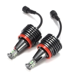Set becuri LED H8 40W Angel Eyes pentru BMW – CANBUS, lumina alba rece, Plug & Play OEM 63217760782