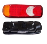 Set lampi stop LED 24V stanga + dreapta – cu mufa 7 pini, stop, pozitie, semnalizare, marsarier