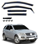 Set de 4 Paravanturi auto de vant pentru geamuri fata si spate pentru Mercedes Benz ML W164 2005-2011