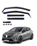 Set de 4 Paravanturi auto de vant pentru geamuri fata si spate pentru RENAULT CLIO V (Facelift) 2023+