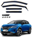 Set de 4 Paravanturi auto de vant pentru geamuri fata si spate pentru Nissan Qashqai III J12 2021+