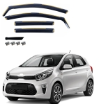 Set de 4 Paravanturi auto de vant pentru geamuri fata si spate pentru KIA Picanto III 2017+