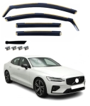 Set de 4 Paravanturi auto de vant pentru geamuri fata si spate pentru Volvo S60 III 2018+