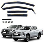Set de 4 Paravanturi auto de vant pentru geamuri fata si spate pentru Mitsubishi L200 V (Pickup) / Triton V (Pickup) 2015-2023