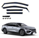 Set de 4 Paravanturi auto de vant pentru geamuri fata si spate pentru PEUGEOT 408 LSE 2022+
