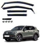 Set de 4 Paravanturi auto de vant pentru geamuri fata si spate pentru Volkswagen Tiguan III 2023+