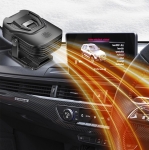 Incalzitor auto cu ventilator, 2 moduri de functionare, incalzire / ventilator, suport rotativ - 12V, 150W