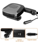 Incalzitor auto cu ventilator, 2 moduri de functionare, incalzire / ventilator - 12V, 150W