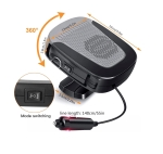 Incalzitor auto cu ventilator, 2 moduri de functionare, incalzire / ventilator - 12V, 150W