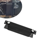 Radiator universal de ulei din aluminiu, 13 randuri, pentru motor si transmisie, 330 x 50 x 95 mm, -AN10 37°, negru