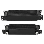 Radiator universal de ulei din aluminiu, 13 randuri, pentru motor si transmisie, 330 x 50 x 95 mm, -AN10 37°, negru