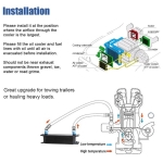 Kit complet radiator ulei universal din aluminiu, 13 randuri, 330 x 50 x 95 mm, AN10 37°, cu furtunuri si adaptor pentru filtru de ulei, negru