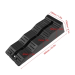 Set rampe service auto 2.5 tone, cu opritoare si husa pentru depozitare, negru