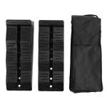 Set rampe service auto 2.5 tone, cu opritoare si husa pentru depozitare, negru