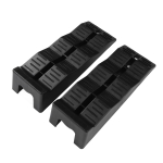 Set rampe service auto 2.5 tone, cu opritoare si husa pentru depozitare, negru