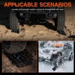 Set 2 buc. placi antiderapante pentru tractiune suplimentara, 104 x 28 cm