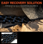 Set 2 buc. placi antiderapante pentru tractiune suplimentara, 104 x 28 cm