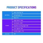 Far LED dreapta 24V cu DRL pentru DAF XF 106 / 116 OEM KF-L2137