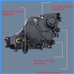Set faruri LED 24V stanga + dreapta cu DRL pentru Mercedes Actros MP4/MP5 OEM 9608200239 / 9608200339 / 9608200439 / 9608200539