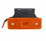 24V Lampa laterala gabarit LED cu suport, Portocaliu 4 LED - 110 x 40 mm