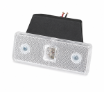 24V Lampa laterala gabarit LED cu suport, Alb 4 LED - 110 x 40 mm