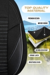 Set huse universale luxoase PANDA DETROIT – Piele ecologica si material textil, Gri Inchis pentru scaune fata si spate