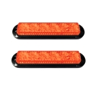 Lampa laterala Gabarit LED Stroboscopic – Galben 6 LED-uri 4 functii 12V-24V