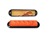Lampa laterala Gabarit LED Stroboscopic – Galben 6 LED-uri 4 functii 12V-24V