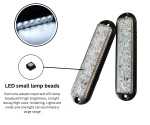 Lampa laterala Gabarit LED Stroboscopic – Alb 6 LED-uri 4 functii 12V-24V