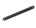 Lampa laterala Gabarit LED – Rosu Fumurie 15 LED-uri 12V-24V 240 mm
