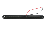 Lampa laterala Gabarit LED – Rosu Fumurie 15 LED-uri 12V-24V 240 mm