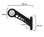 Set Lampi Laterale Gabarit LED – Alb / Rosu 180 mm 12V-24V