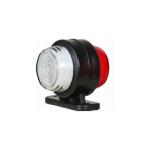 Set Lampi Laterale Gabarit LED cu efect Neon - Rosu / Alb 18 LED-uri 12V-24V