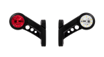 Set Lampi Laterale Gabarit LED - Alb / Rosu 130 mm 12V-24V