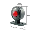 Set Lampi Laterale Gabarit LED - Rosu / Alb 12V-24V