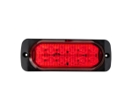 Lampa laterala Gabarit LED Stroboscopic - Rosu 12 LED-uri 12V-24V