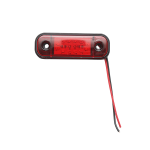 Lampa laterala Gabarit LED - Rosu 12 diode 12V-24V