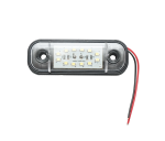 Lampa laterala Gabarit LED - Alb 12 diode 12V-24V