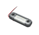 Lampa laterala Gabarit LED - Alb 12 diode 12V-24V